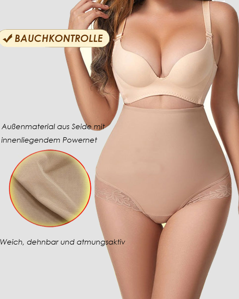 Spitzenbesatz Bauchweg Formende Shorts Sexy Tanga Body Shaper Unterwäsche