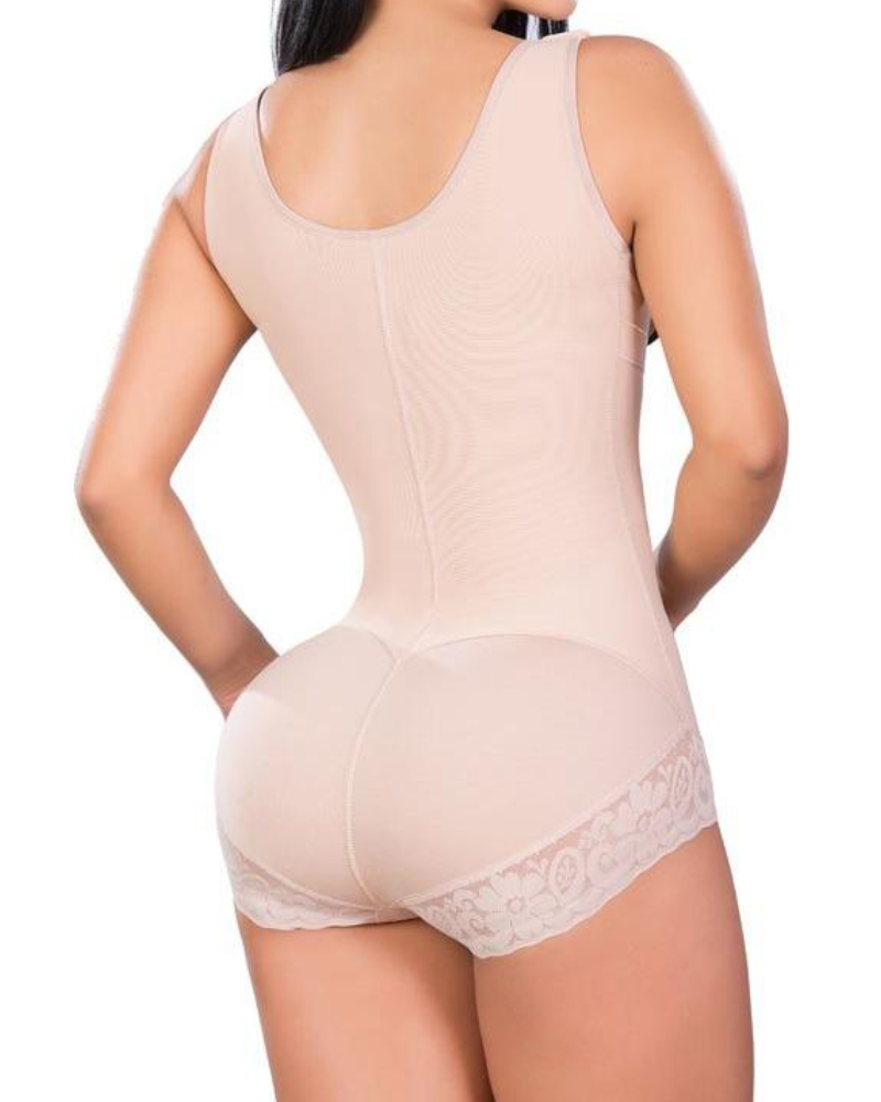 Shapshe® Hoher Rücken Dicke Träger Body Shaper Kompressionshose Hohe Kompressions Shapewear
