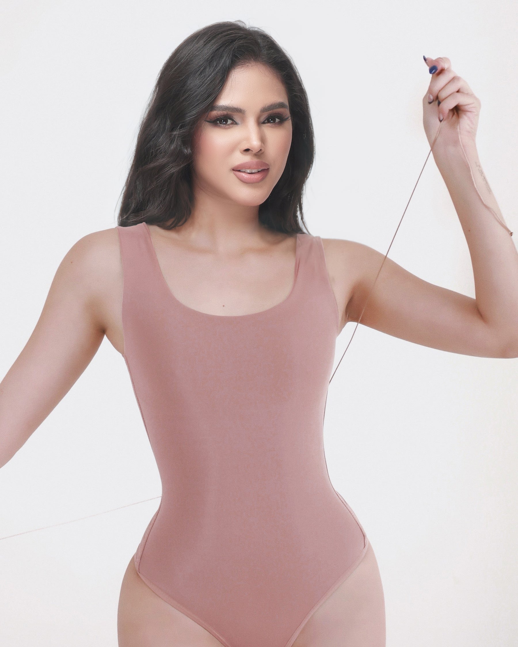 Damen Sexy Rücken Schnürung Nahtloser Bauchkontrolle Bodysuit(Vorverkauf)