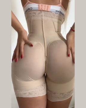 Hoher Kompression Fajas Colombianas Bauchkontrolle Po Hebende Shapewear Shorts