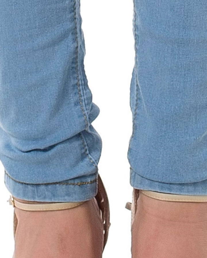 Sexy High Waist Stretch Skinny Jeans für Kurvige Frauen