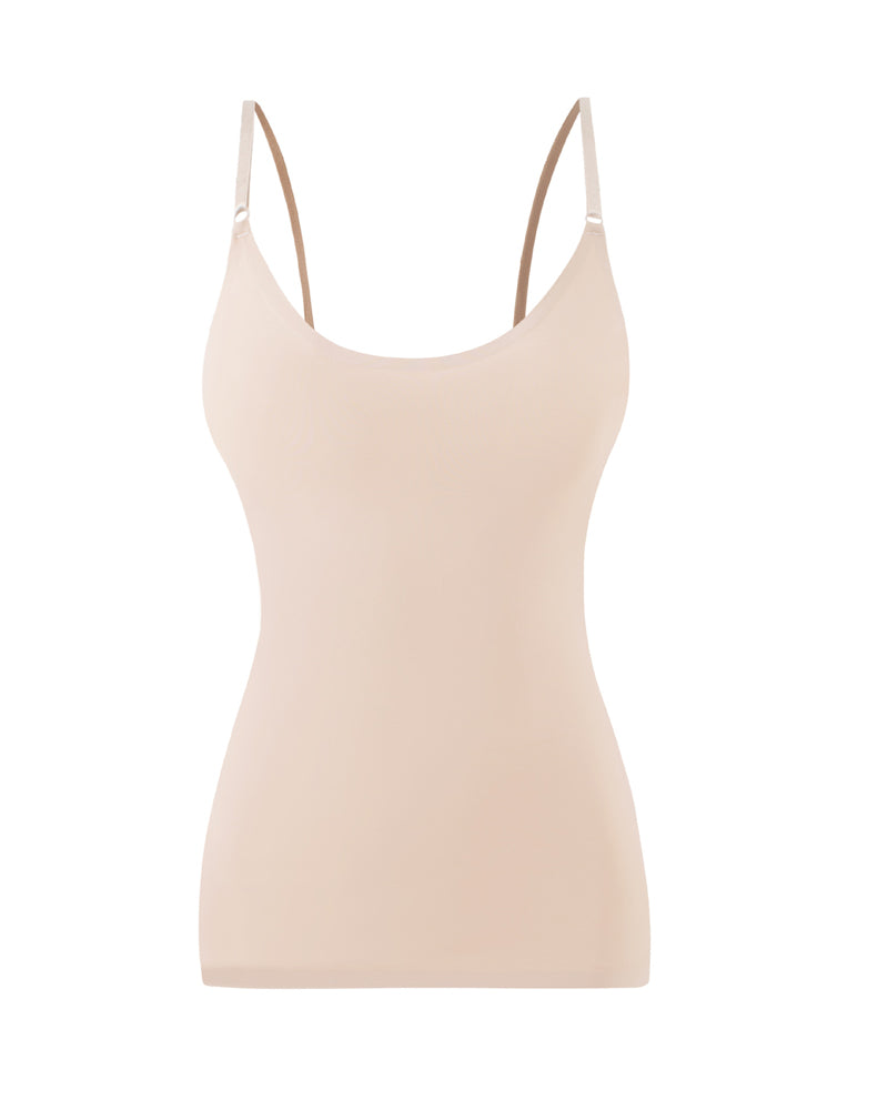 Damen Nahtlose Bauchweg Shapewear Tank Tops Niedriger Rücken Kompression Weste