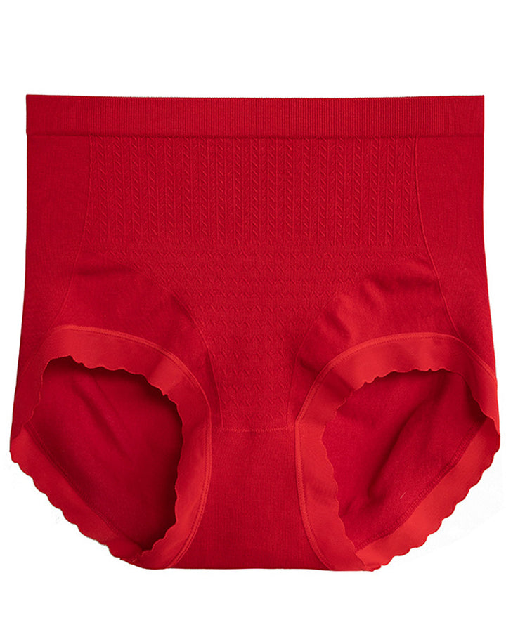 Damen hoher Taille Antibakteriell im Schritt Slips Stretch Vollständiger Abdeckung Unterwäsche