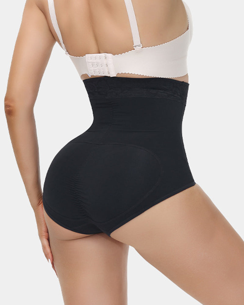 Damen Shapewear Slip Doppelter Kontrolle Korsett Po-Lifter Formendes Unterwäsche