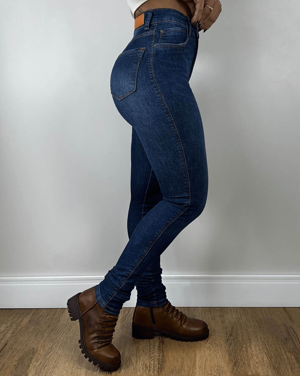 Jeans mit Hoher Taille und Bauchkontrolle Kolumbianische Jeans