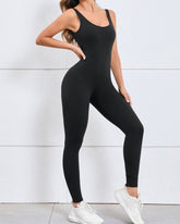 Schnell Trocknender Enger Einteiliger Yoga Jumpsuit für Damen