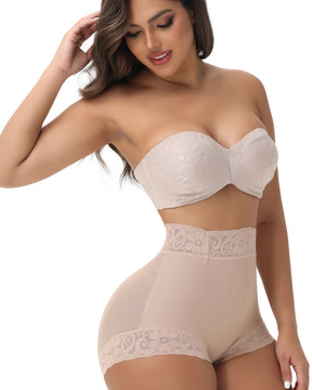 Nahtloser Mittlerer Taille Miederhosen Po-Lift Shapewear Unterwäsche