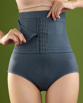 9-reihige Haken Hohe Taille Bauchweg Po-Lift Shapewear Höschen Unterwäsche