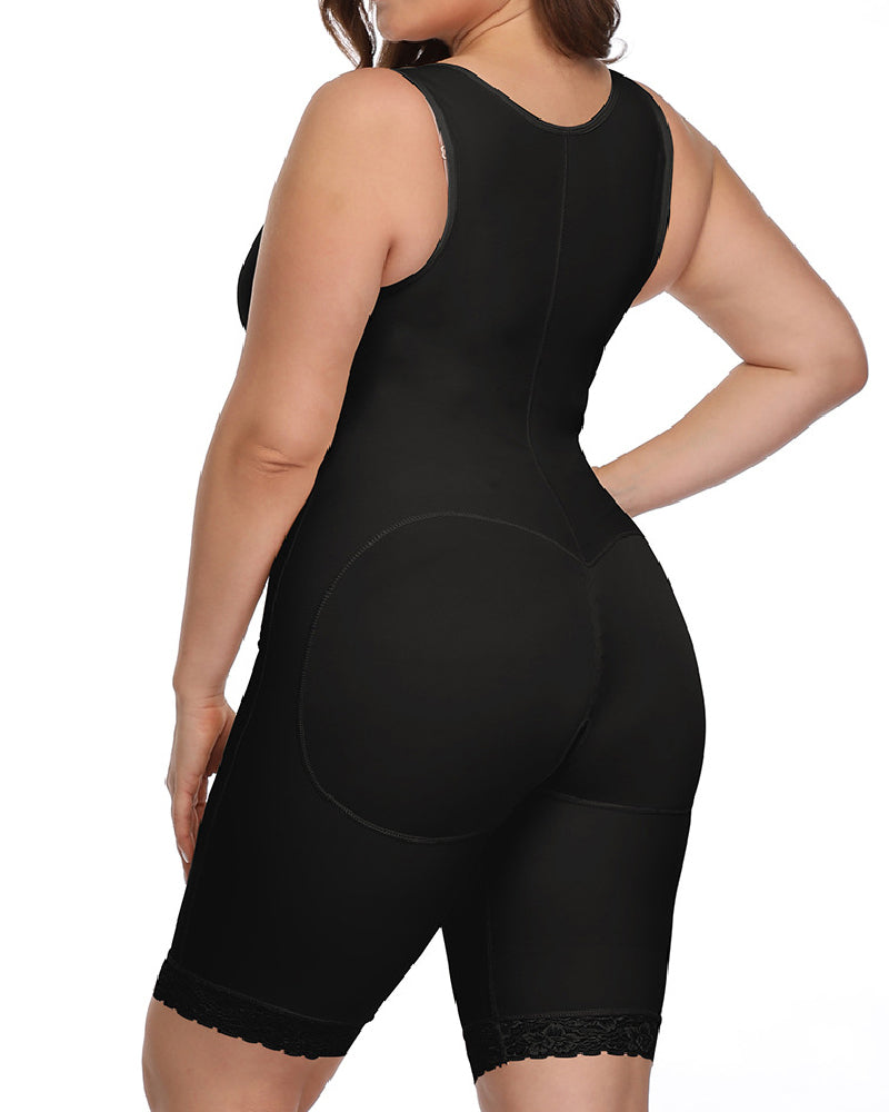 Fajas Colombianas Oberschenkel Schlanker Korsett Große Größe BBL Ganzkörper Shapewear