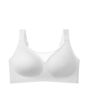 Damen Glatte Minimizer BH Dünner Bügellos Weicher Stützung Bralette