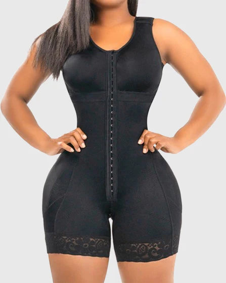 Kompressions Doppel Ganzkörper Faja der Stufe 2 mit BH Shapewear