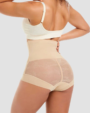 Sexy Bauchweg Dünnes Mesh Shapewear Unterwäsche Hohe Taille Shaping Slip