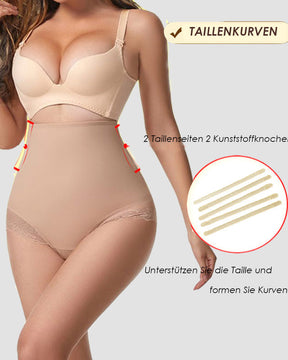 Spitzenbesatz Bauchweg Formende Shorts Sexy Tanga Body Shaper Unterwäsche