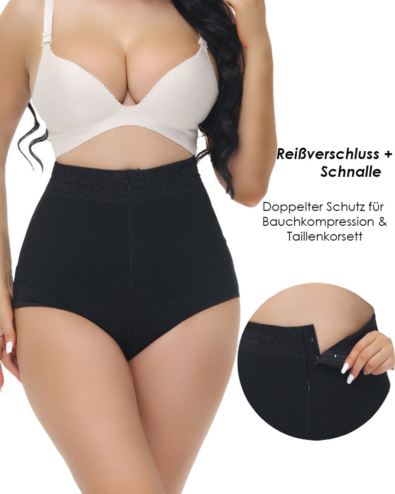 Damen Shapewear Slip Doppelter Kontrolle Korsett Po-Lifter Formendes Unterwäsche