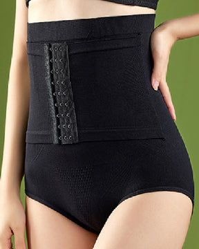 9-reihige Haken Hohe Taille Bauchweg Po-Lift Shapewear Höschen Unterwäsche