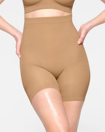 Nahtlose Hoch Taillierte Shaping-Shorts zur Bauchstraffung