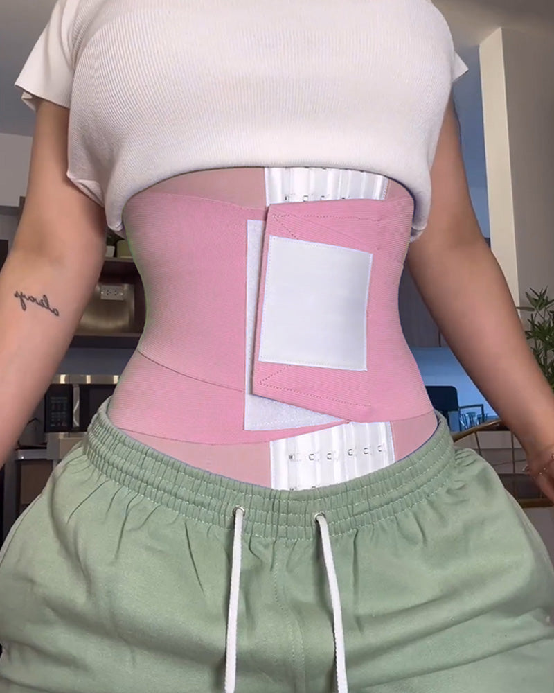 Shapshe® Damen Doppelkompressions Bauchwickel Schweiß Sauna Taillentrainer Waist Trainer