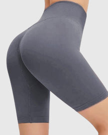 Yoga Shorts Hohe Taille Nahtlose Shorts mit Hüftlifting