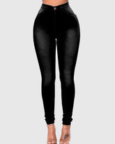 Sexy High Waist Stretch Skinny Jeans für Kurvige Frauen