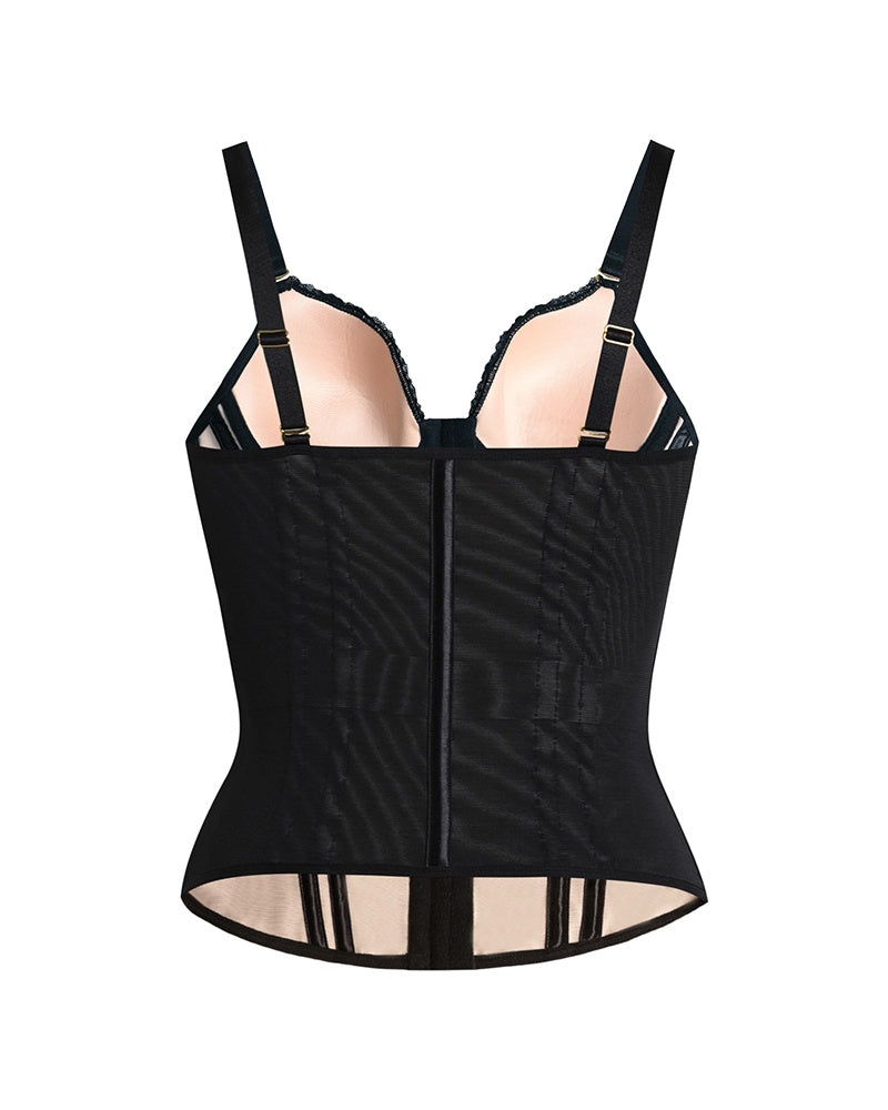 Shapshe® Fajas Colombianas Liebe Muster Korsett Top Bauchstraffung Taille Trainer
