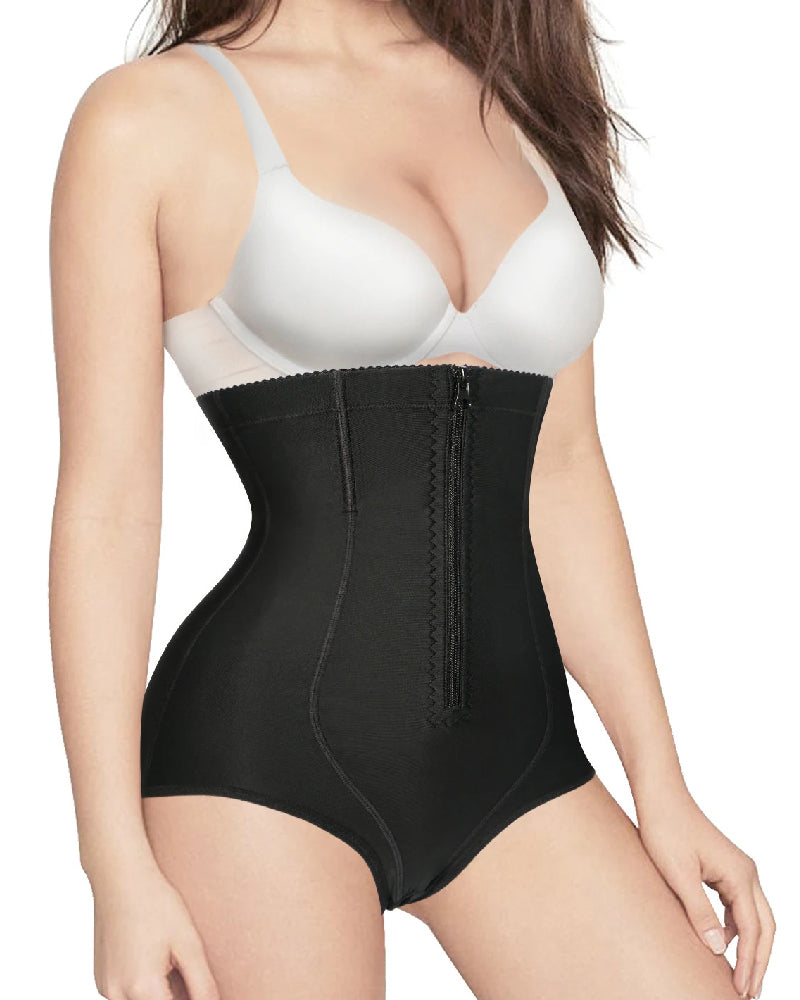 Damen Bauchkontrolle Schlanke Glatte Shapewear Höschen Hoher Taille Hüftformer Miederslip