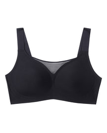 Damen Glatte Minimizer BH Dünner Bügellos Weicher Stützung Bralette