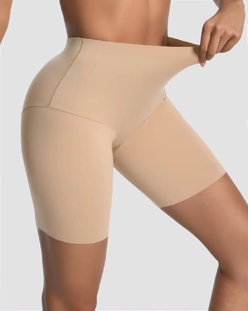 Nahtlose Elastische Bauchweg Miederhose Rutschfest Verdickte Shapewear Shorts