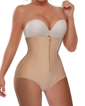 Damen Bauchkontrolle Schlanke Glatte Shapewear Höschen Hoher Taille Hüftformer Miederslip