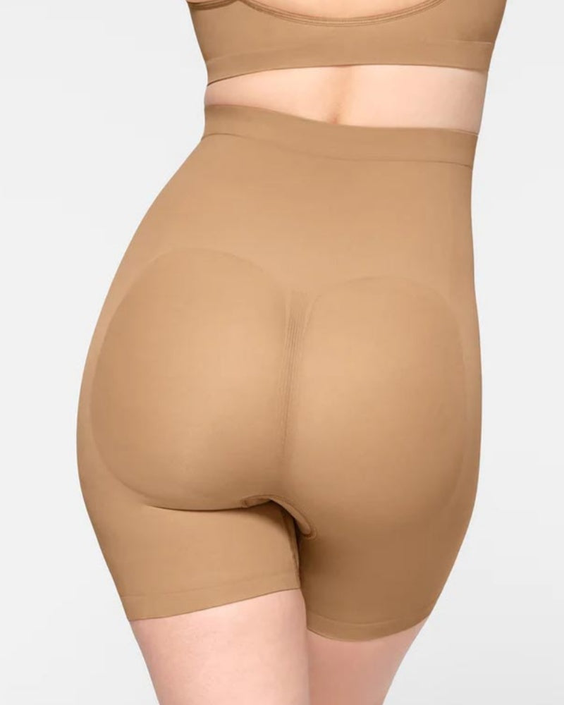 Nahtlose Hoch Taillierte Shaping-Shorts zur Bauchstraffung