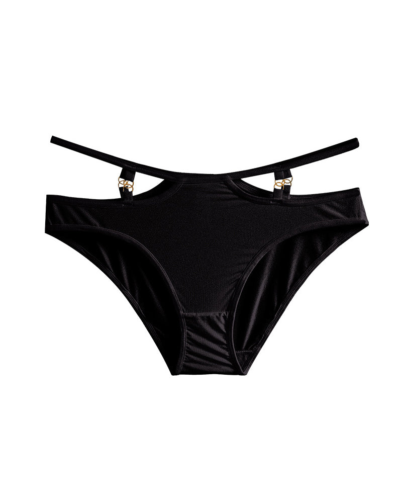 Damen Sexy Riemchen Slips Hohl Nahtlose Niedrige Taille Unsichtbare Unterwäsche