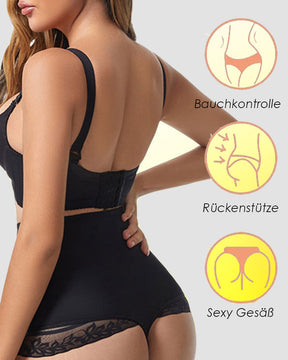 Spitzenbesatz Bauchweg Formende Shorts Sexy Tanga Body Shaper Unterwäsche