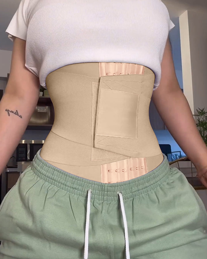 Shapshe® Damen Doppelkompressions Bauchwickel Schweiß Sauna Taillentrainer Waist Trainer