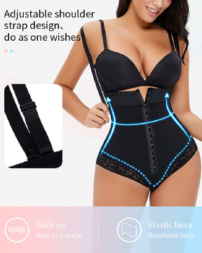 Offene Bust Po-Lifting Hohe Taille Slips Shapewear Unsichtbarer Body In Übergröße