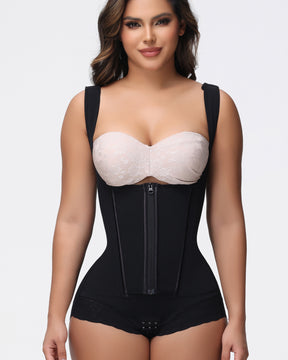 2 in 1 Korsett Shapewear Bauchweg Offene Brust Fajas Colombianas