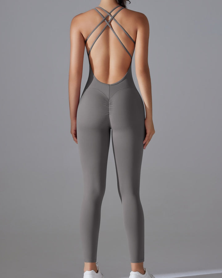 Hüfthebender Schnelltrocknender Enger Cross Body Fitness Overall