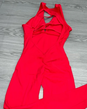 Damen Jumpsuit mit Schöner Rückseite ärmellos Elastischer Strumpfhose