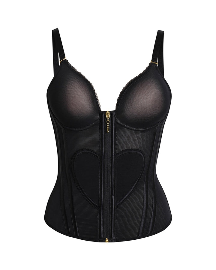 Shapshe® Fajas Colombianas Liebe Muster Korsett Top Bauchstraffung Taille Trainer