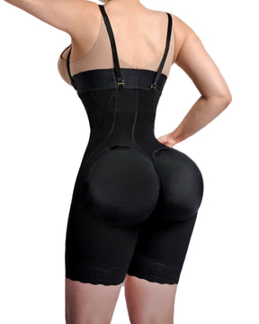 Body Shaper für Frauen Bauchkontrolle Shapewear Body Ganzgürtel offene Brust