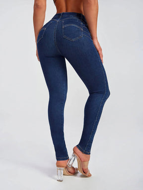 Damen Skinny Slim Fit Stretch Denim Jeans