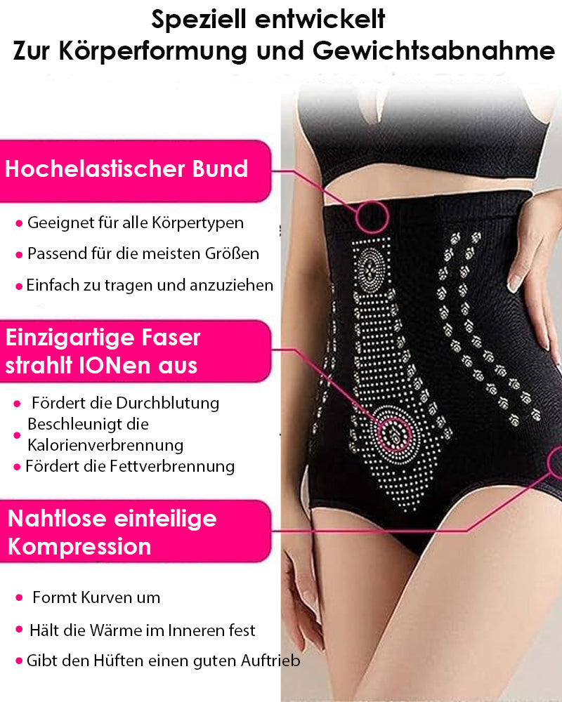 Bauchweg Unterhose Damen Miederhose hoher Taille Unterwäsche Bauchkontrolle Miederpant