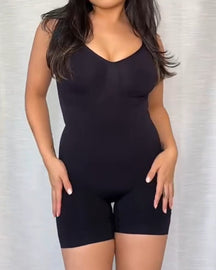 Nahtlose Tight Body Shaping Niedriger Rücken Schlankheits Jumpsuit Shapewear