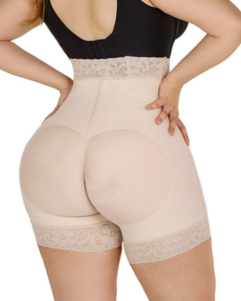 Hohe Taille Bauchkontrolle Body Shaper Hüften Gesäß schlankmachende Bauchkontrollshorts