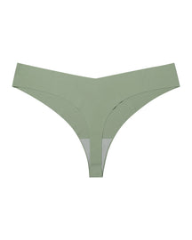 Damen Einteiliger Niedriger Taille Unterwäsche Eisseide Sexy Spurloser Tanga