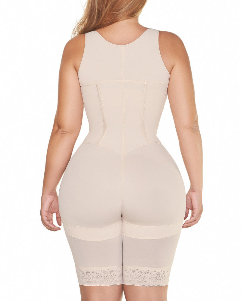 Bauchweg Formende Sanduhr Body Shaper Shapewear Stark Formend