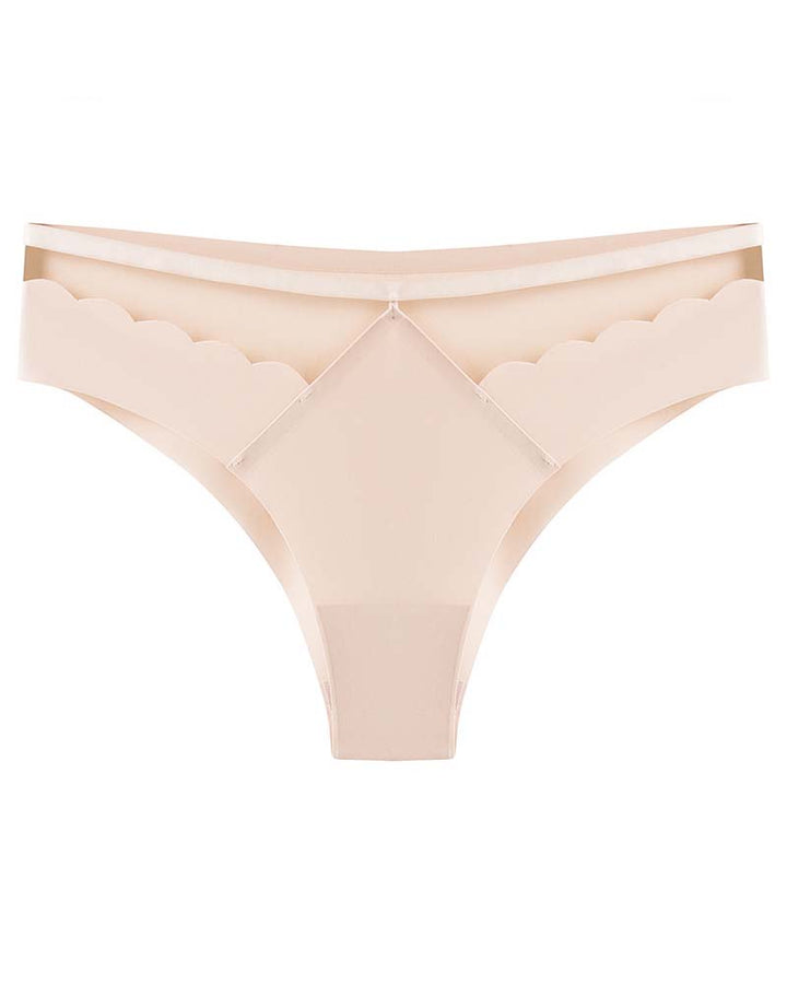 Damen lce Seide Nahtlos Solide Niedrige Taille Hohe Elastizität Sexy Dessous
