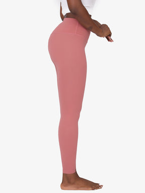 Nackte verkürzte Yoga Leggings mit hoher Taille und Po Lifter