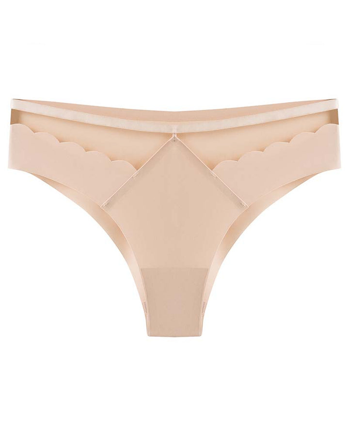 Damen lce Seide Nahtlos Solide Niedrige Taille Hohe Elastizität Sexy Dessous