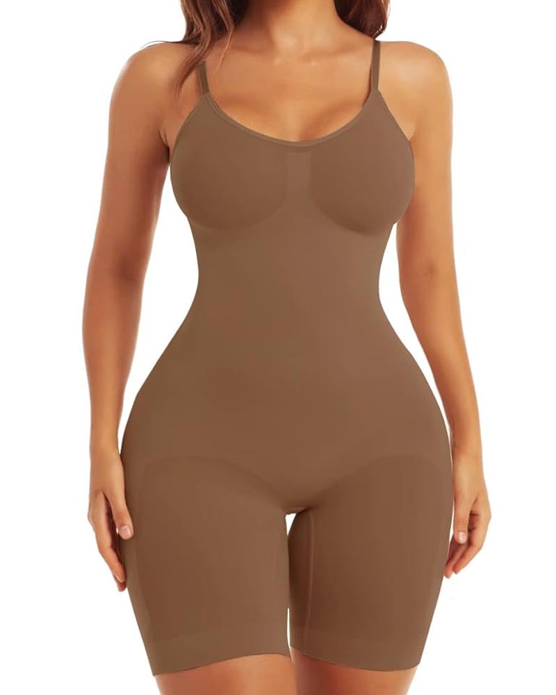 Nahtloses  Leichter Unterstützung Bauchkontrolle Oberschenkel Slimming Bodysuit Shapewear