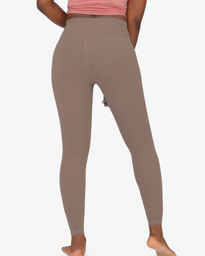 Nackte verkürzte Yoga Leggings mit hoher Taille und Po Lifter