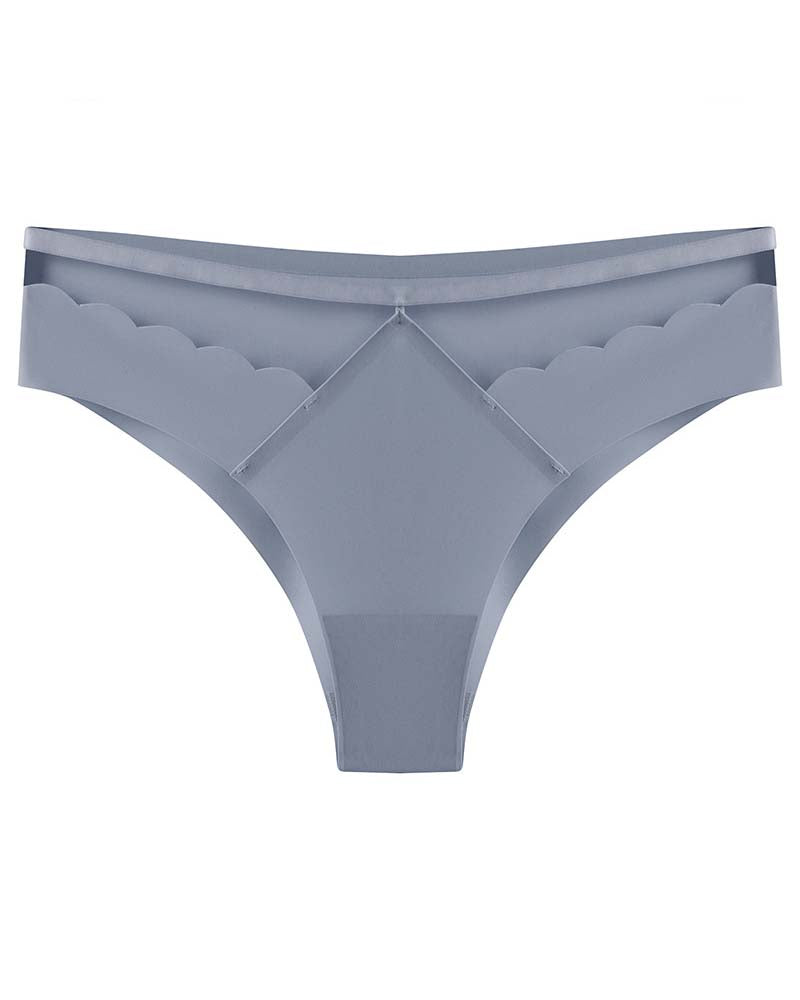 Damen lce Seide Nahtlos Solide Niedrige Taille Hohe Elastizität Sexy Dessous